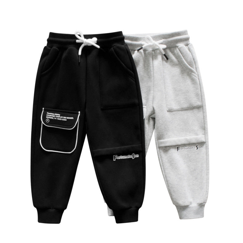 Baby Girl Graphic Fleece Trousers