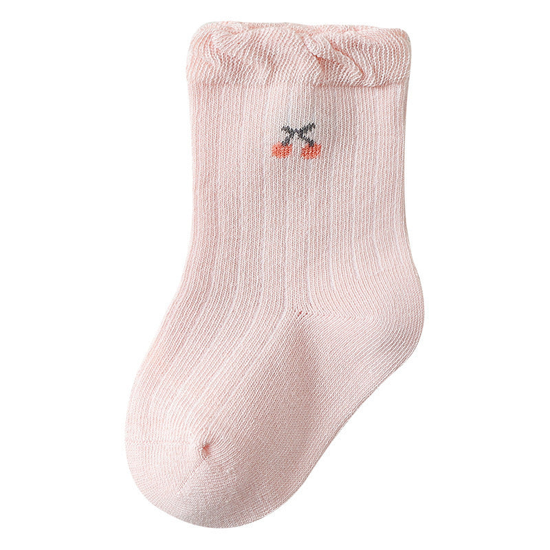 Baby Girl Breathable socks (2 pairs)